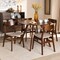 Baxton Studio Philip Light Beige Upholstered and Walnut Wood 5-Piece Dining Set 167-10809-10808 - alternate 4